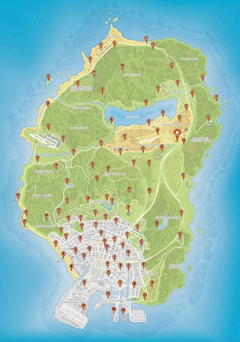 Gta Online Collectibles Locations Of All Action Figures