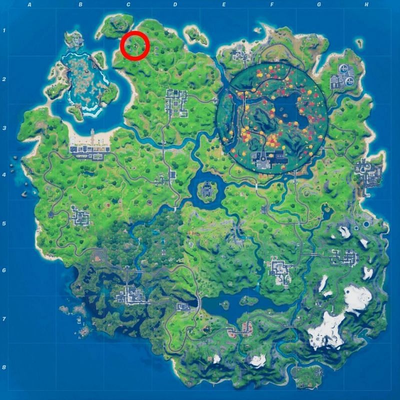 Fortnite Wolverine Challenge Where to locate the Trask Truck