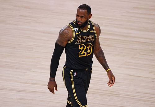 LeBron James of the LA Lakers