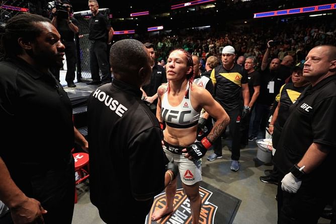Cris Cyborg accuses Daniel Cormier of being a paid shill for the UFC