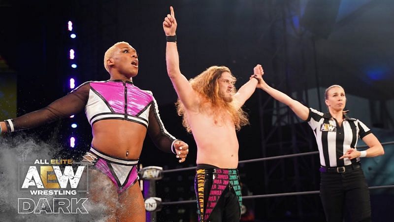Janela had a couple of things to say (Image courtesy: AEW)