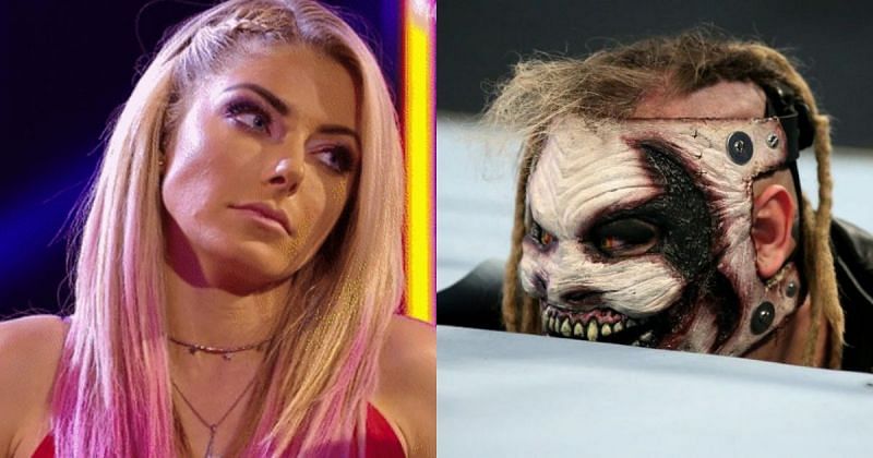 Alexa Bliss and The Fiend.