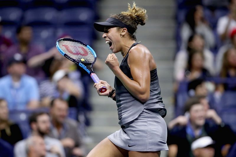 Madison Keys faces Aliona Bolsova in the second round of the US Open