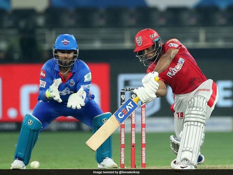 Mayank Agarwal played a brilliant knock of 89 and put KXIP in the driver&#039;s seat to win the game
