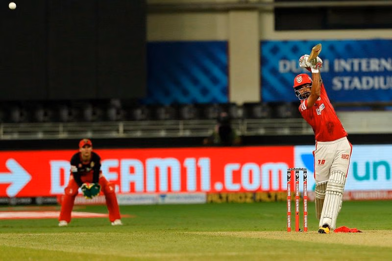 KL Rahul in KXIP v RCB - IPL 2020