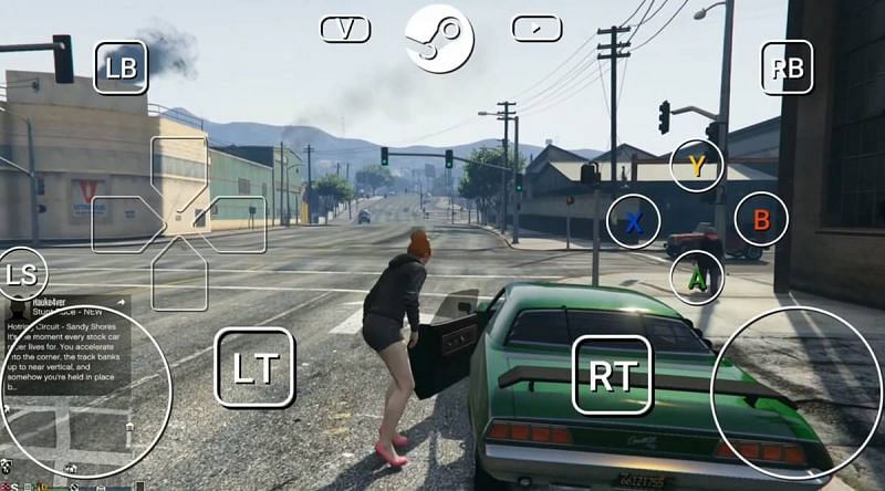 GTA 5 on Steam Link (Image credits: The Indian Express)