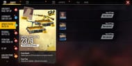 Free Login Rewards for updating the game (Image Credits: Garena Free Fire)