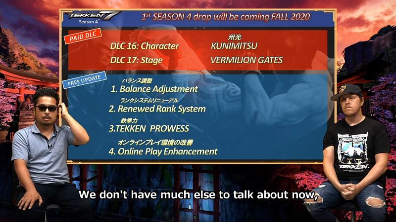 Bandai Namco Brazil accidentally leaks Kunimitsu and Season Pass 4