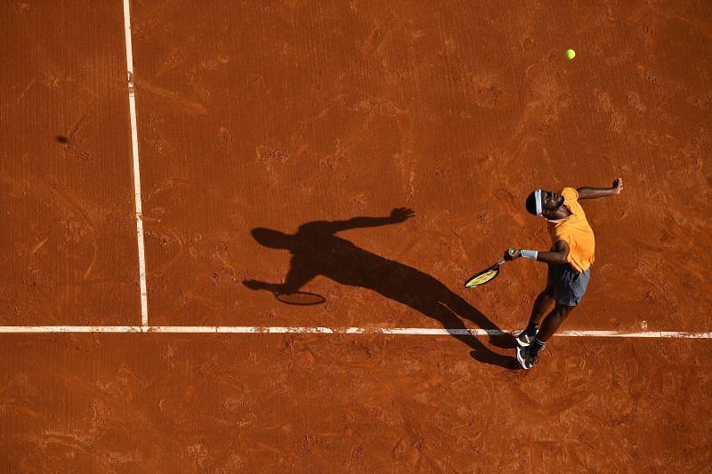 Frances Tiafoe has struggled on clay