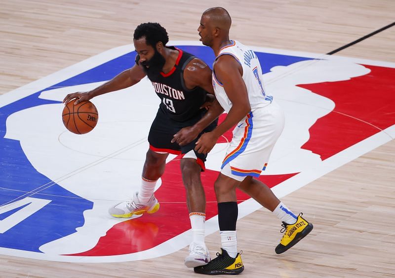 The Houston Rockets take on the Oklahoma City Thunder in Game 7 on Wednesday