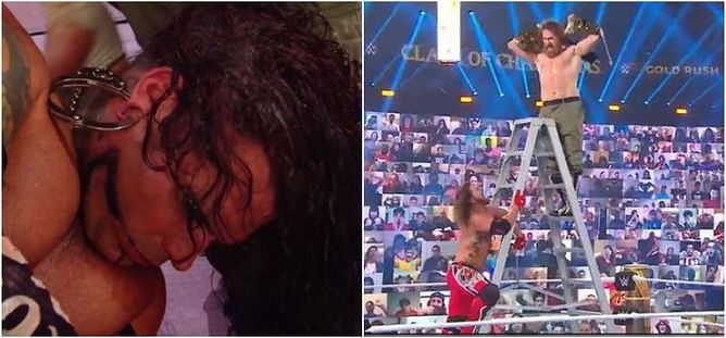 Clash of Champions के पहले मुकाबले में हथकड़ी की बदौलत WWE को मिला नया चैंपियन