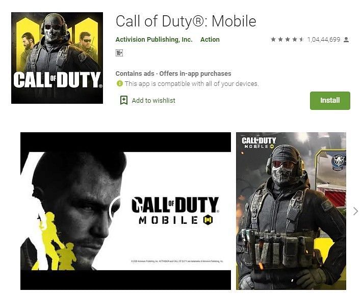 COD Mobile on Google Play Store