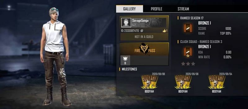 Soul Sangwan&rsquo;s Free Fire ID, stats, K/D ratio and more