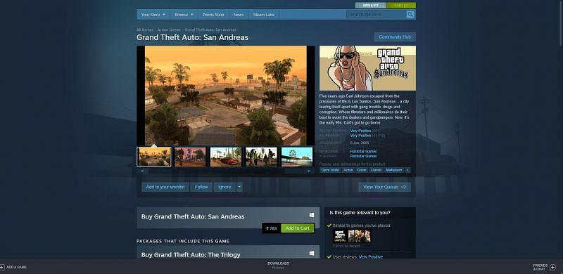 GTA San Andreas on Steam