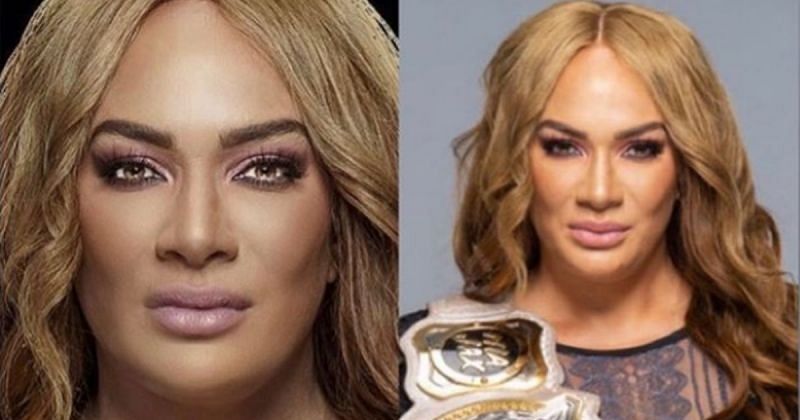 Nia Jax is not happy about WWE using Facetuned photos.