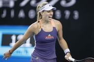 Angelique Kerber in action at the Australian Open