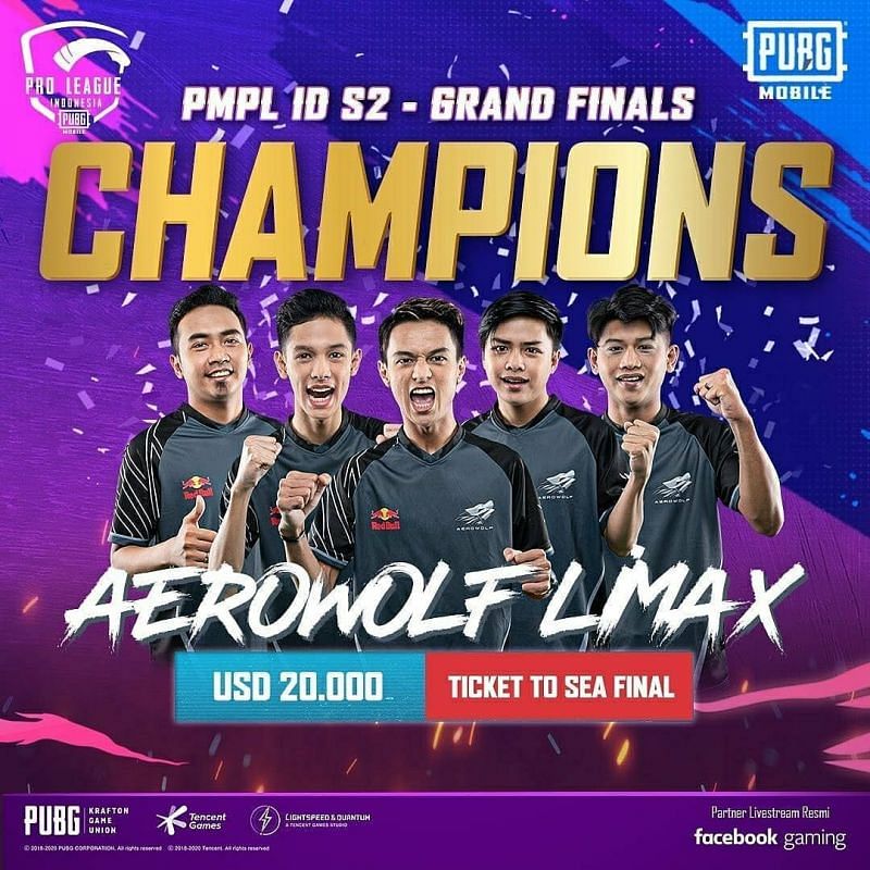 Pubg Mobile Areowolf Crowned Pmpl Indonesia Season 2 Champions