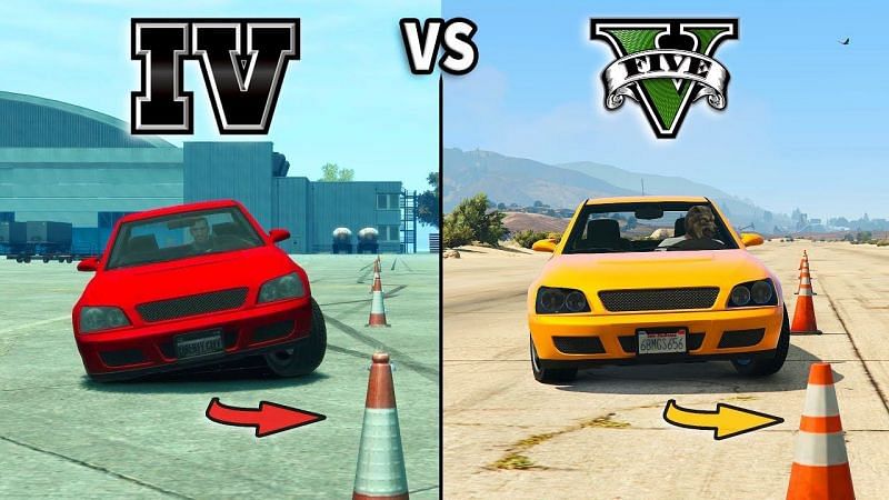 Comparing GTA 4 and GTA 5 (Image Credits: Vucko 100, YouTube)