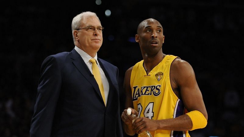 Phil Jackson with Kobe Bryant [Credits: USA Today]