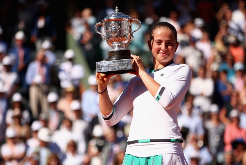 Jelena Ostapenko at the 2017 French Open