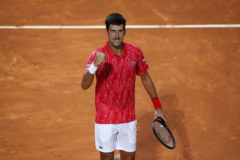 Novak Djokovic is known for his aggressive energy on the court