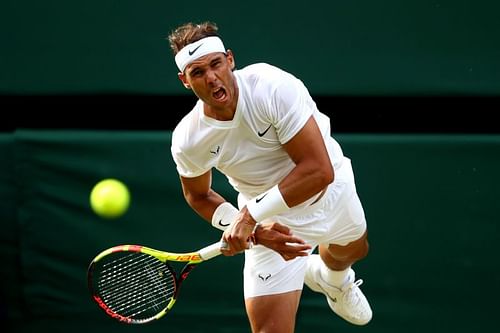 Rafael Nadal at Wimbledon 2019