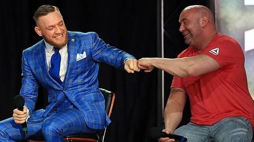 Conor McGregor with Dana White