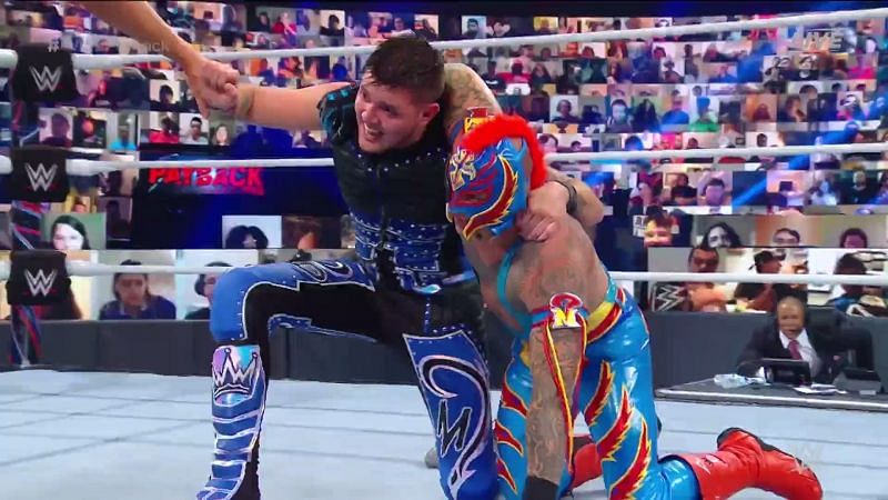 Rey Mysterio is out with triceps tear.