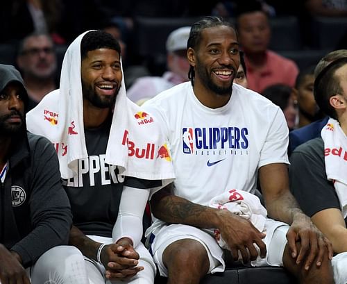 Paul George and Kawhi Leonard