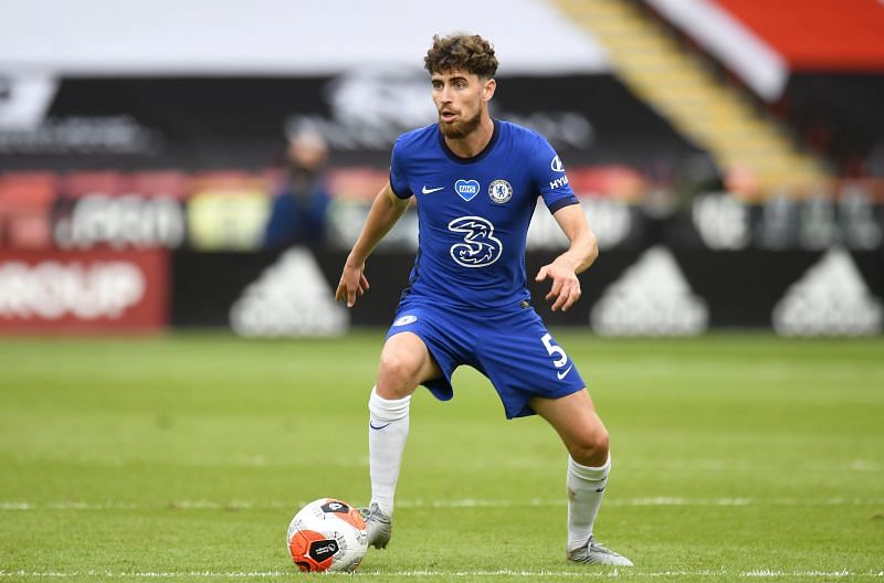 Jorginho in action for Chelsea