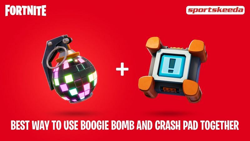 Boogie Bomb and Crash Pad can be used together to catch enemies off-guard in Fortnite