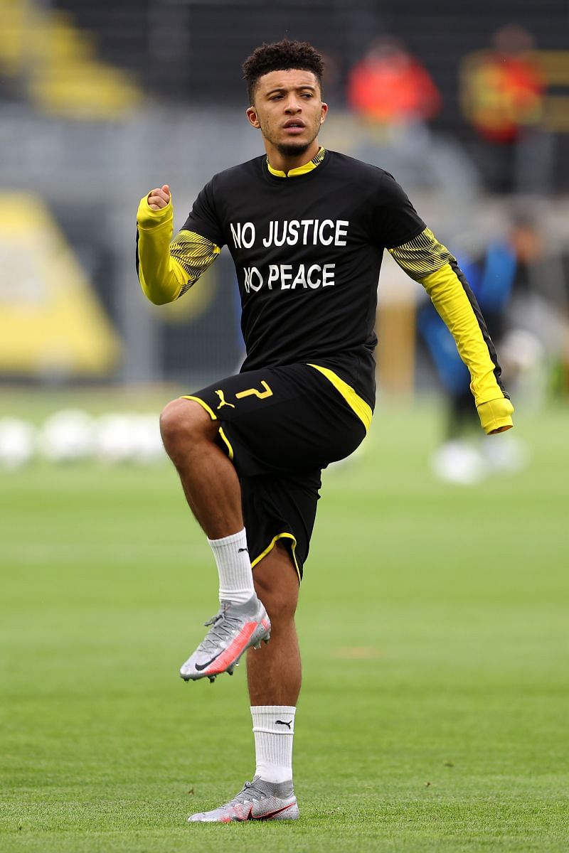 Jadon Sancho looks set to stay at Dortmund this season