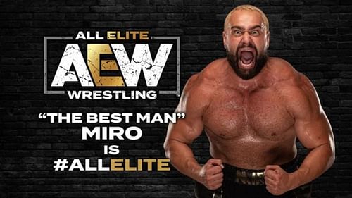 Miro is in the house (Pic Source: AEW)