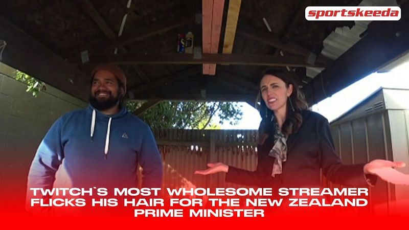 Broxh with New Zealand Prime Minister Jacinda Ardern