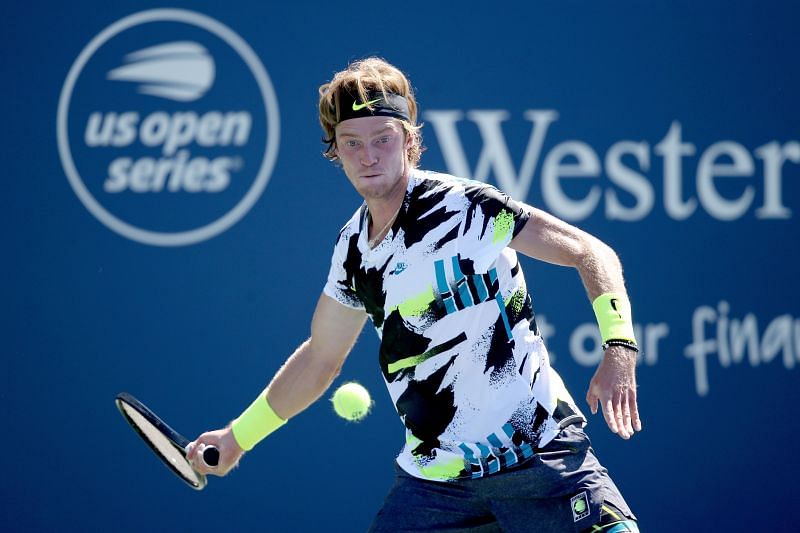 Andrey Rublev at the Western &amp; Southern Open 2020