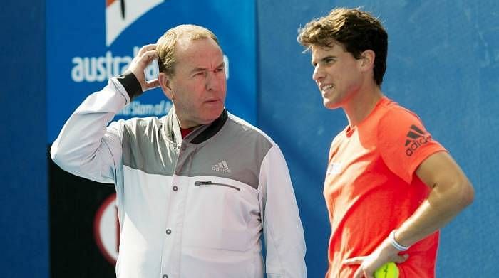 Dominic Thiem with former coach Gunter Bresnik