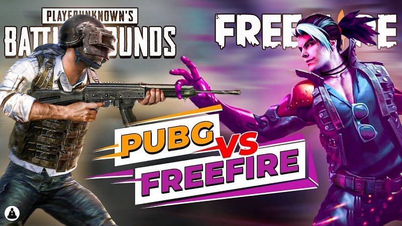 PUBG Mobile vs Free Fire (Image Credits: GamingMonk)