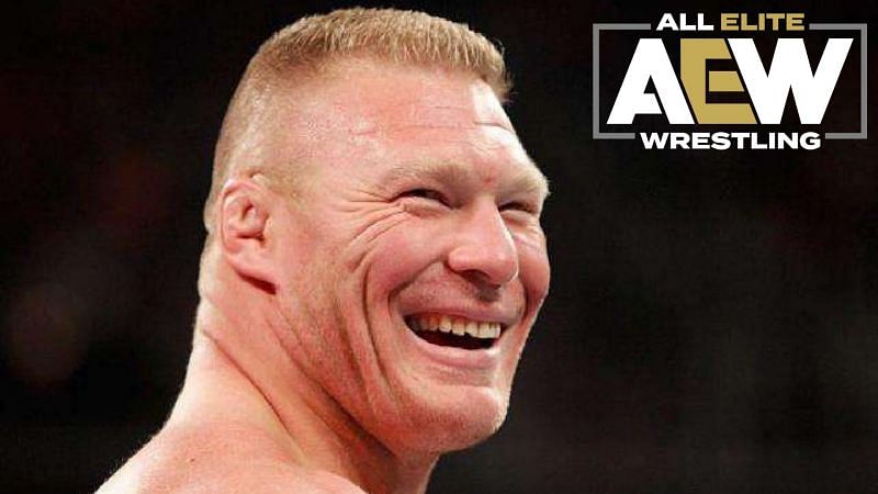 aew brock lesnar