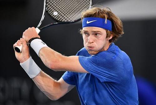 Andrey Rublev at the 2020 Adelaide International