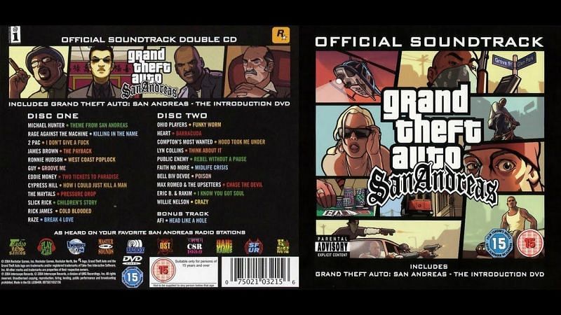 GTA San Andreas Soundtrack All radio stations