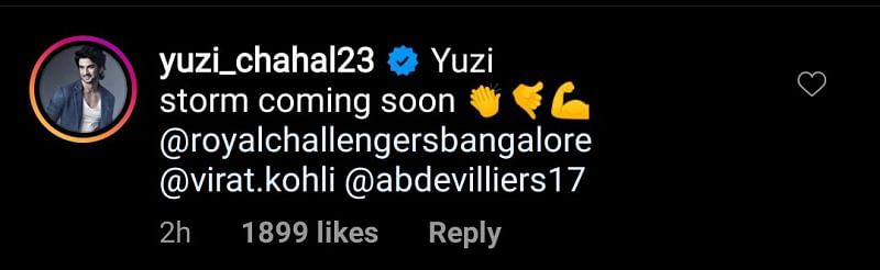 Chahal seems to be in a funny mood ahead of IPL 2020