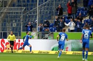 Munas Dabbur of TSG 1899 Hoffenheim celebrates after scoring his team's second goal