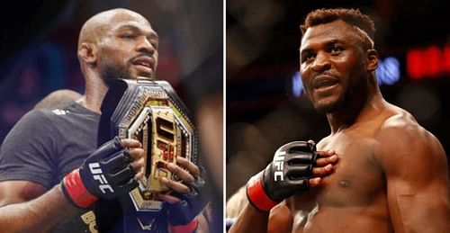 Jon Jones and Francis Ngannou