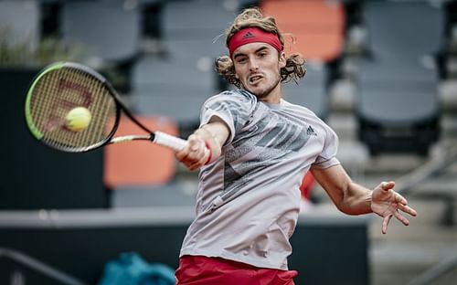 Stefanos Tsitsipas at the Hamburg Open