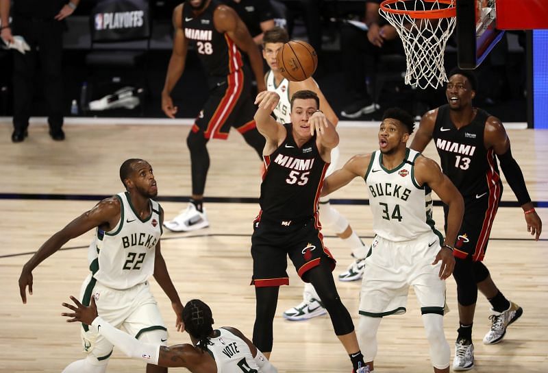 The Miami Heat will look to take a 2-0 lead against the Milwaukee Bucks on Wednesday