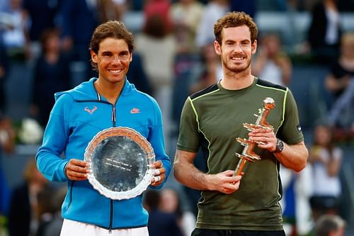 Rafael Nadal and Andy Murray