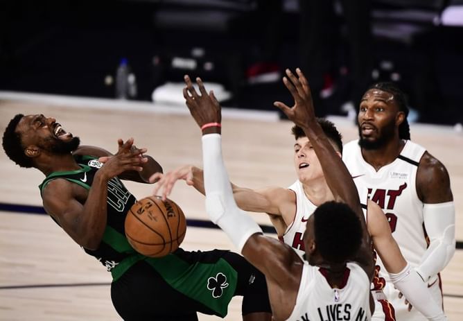 Boston Celtics 114-117 Miami Heat: Twitter erupts as Jimmy Butler and Tyler Herro star in OT win