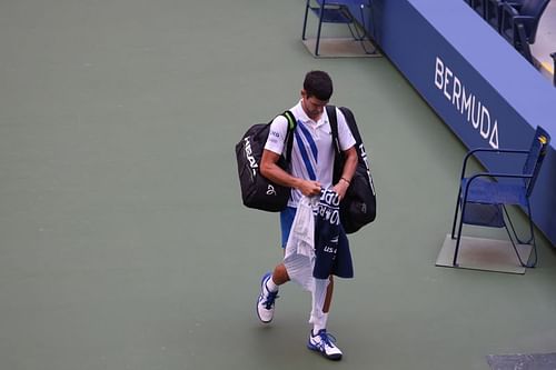 Novak Djokovic was defaulted from the 2020 US Open.