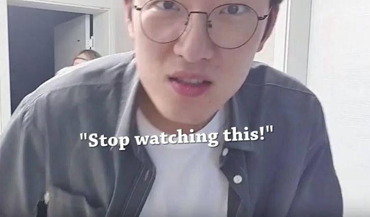 A man interrupting his female friend&#039;s stream to warn viewers to stay away from her content (Image Credits: ItsAGundam, YouTube)