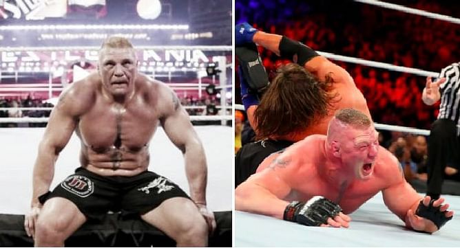 AJ Styles reveals his honest thoughts on working with Brock Lesnar